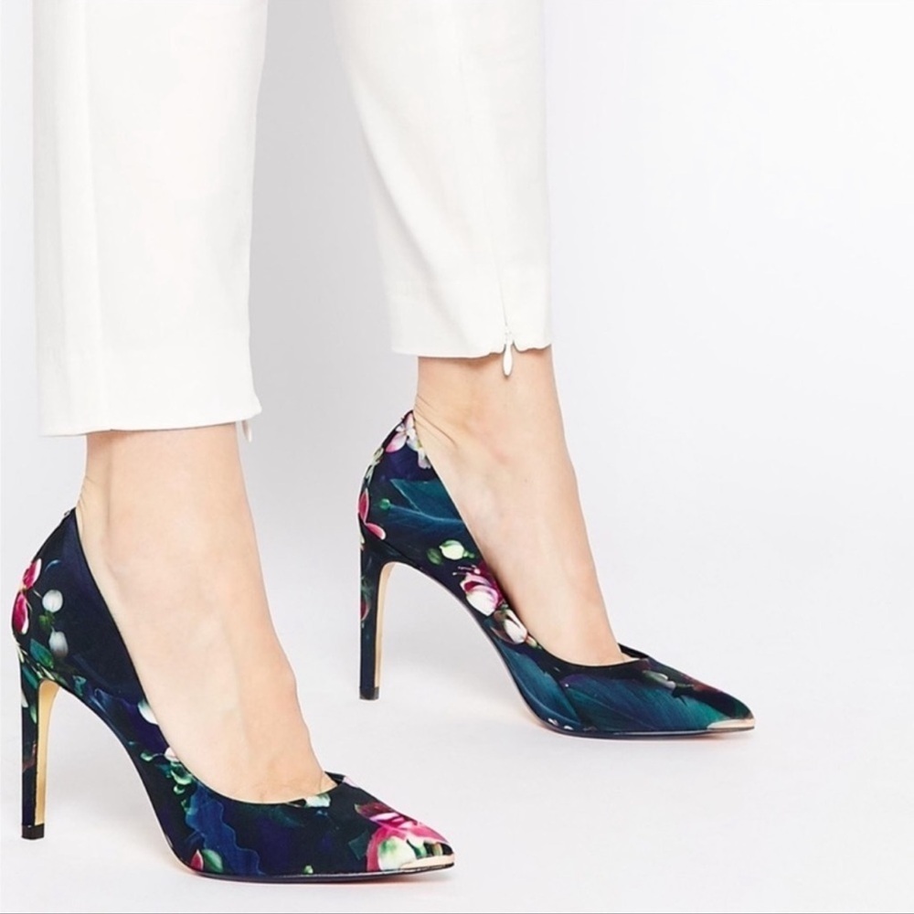 Ted Baker London Floral Heels - Multicolor